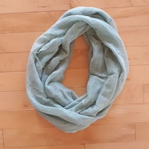 Teal sparkle infinity scarf